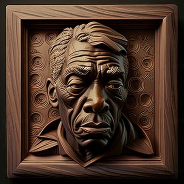 3D model Washington Alston American artist (STL)